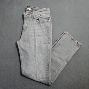 Levi's 712 Women 31 Gray Mid Rise Slim Jeans